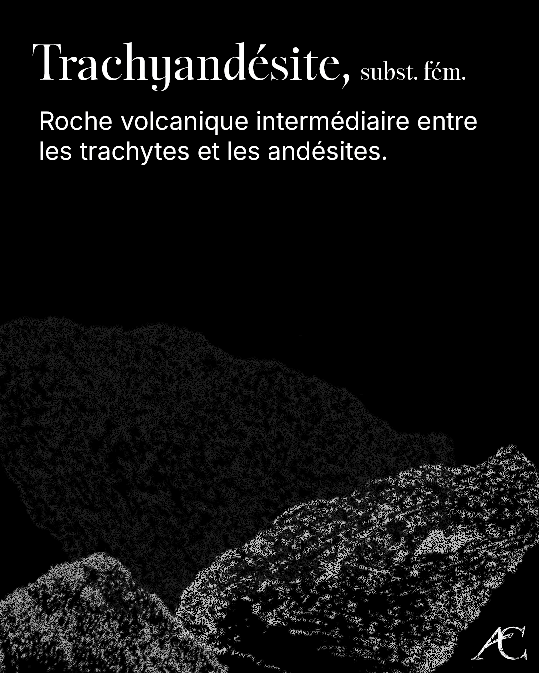 Post Instagram — trachyandésite