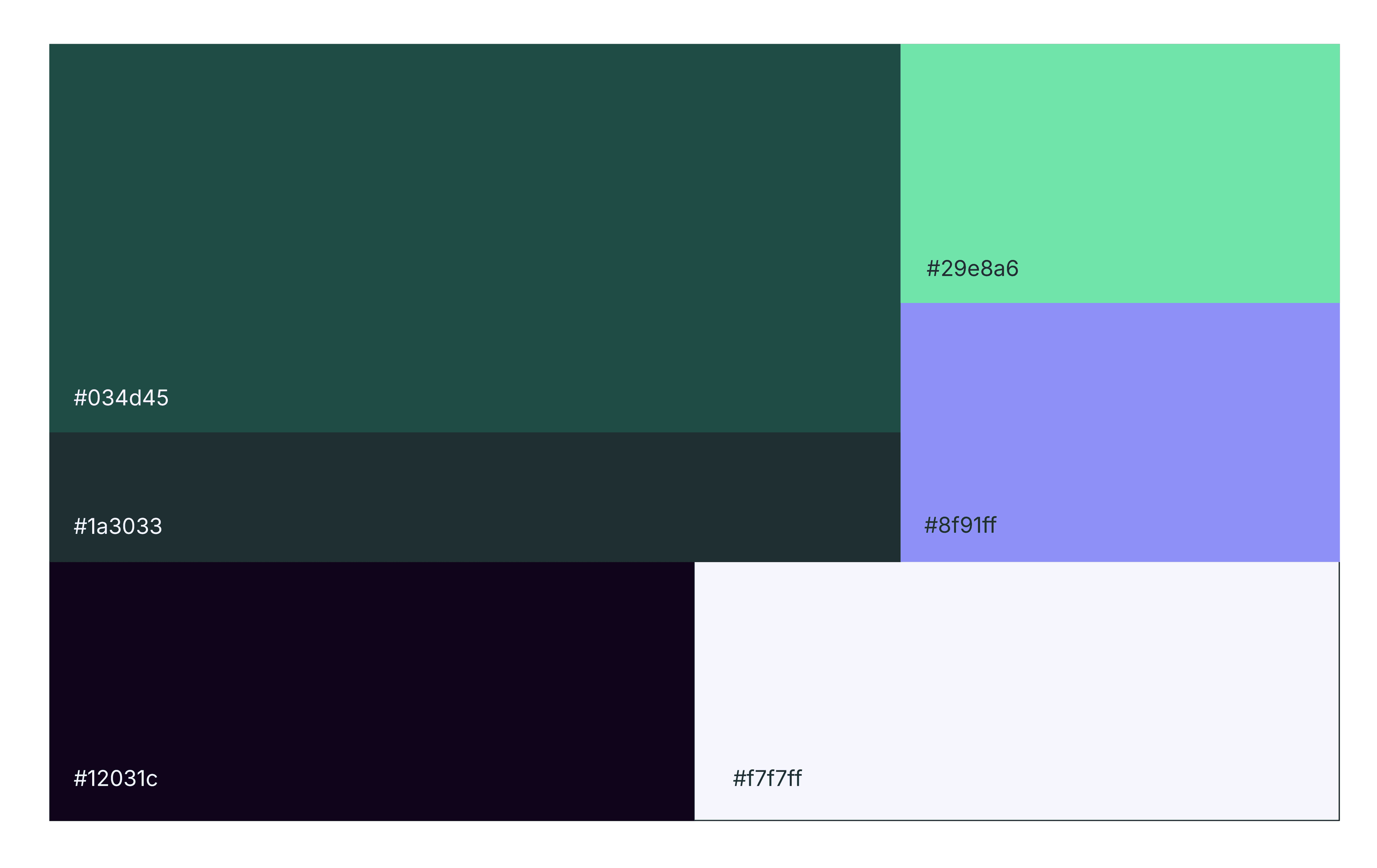 Palette de couleurs The Patch